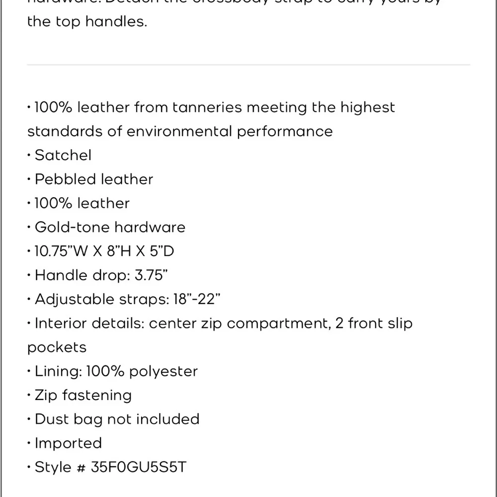 MK Emilia Leather Satchel POWDER BLUSH - Picture 11 of 11